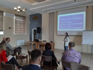 Активістка центру Марія Іщенко виступила з лекцією «Громадський бюджет від А до Я»