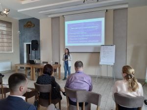 Активістка центру Марія Іщенко виступила з лекцією «Громадський бюджет від А до Я»